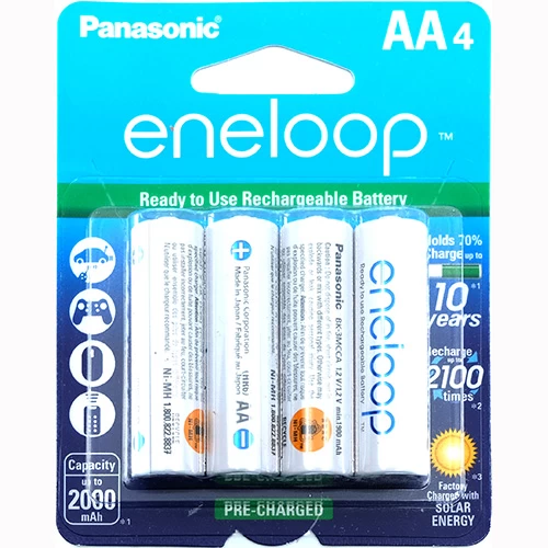 Eneloop AA NiMH Rechargeable Batteries | Genuine Eneloop Brand 3 Eneloop AA NiMH Rechargeable Batteries | Genuine Eneloop Brand