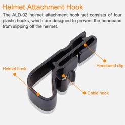 Fenix ALD-02 Helmet Attachment Hook Set | Fenix Distributor -Flashlight Discount Store Fenix ALD 02 Helmet Attachment Hook Set 3 600x600 1