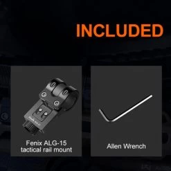 Fenix ALG 15 Flashlight Rail Mount - BrightGuy -Flashlight Discount Store Fenix ALG 15 Flashlight Rail Mount 2 600x600 1