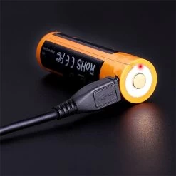 Fenix ARB-L18-2600U 18650 Li-ion Rechargeable Battery With Micro USB Port -Flashlight Discount Store Fenix ARB L18 2600U 18650 Battery 2 1
