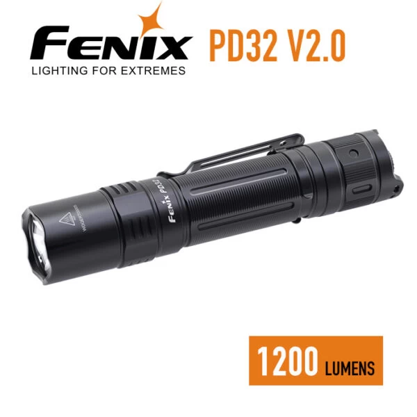 Fenix PD32 V2 Compact Flashlight | 1200 Lumens | Fenix Distributor 3 Fenix PD32 V2 Compact Flashlight | 1200 Lumens | Fenix Distributor