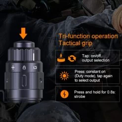 Fenix PD36 TAC Flashlight | 3,000 Lumens | Fenix Distributor -Flashlight Discount Store Fenix PD36 TAC Flashlight 6 600x600 1