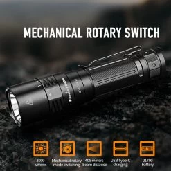Fenix PD40R V2.0 Rechargeable Flashlight | 3000 Lumens -Flashlight Discount Store Fenix PD40R V2 Rechargeable Flashlight 5
