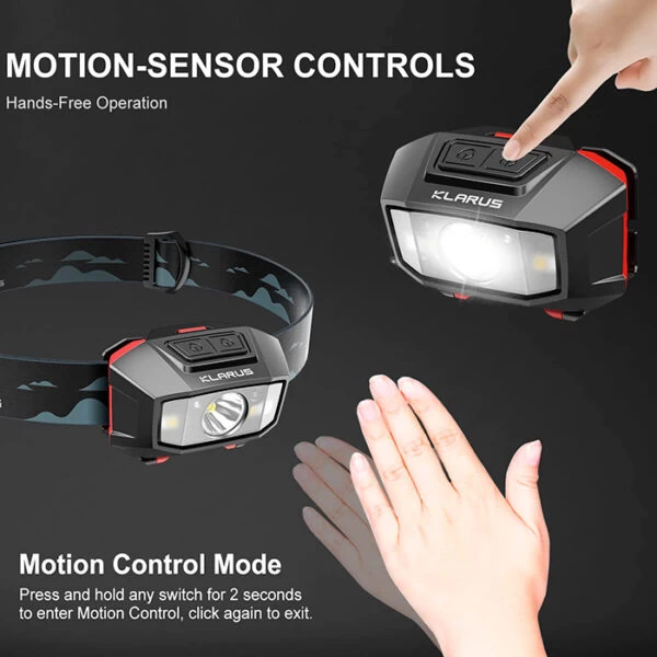Klarus HM2 Motion Control Headlamp | Authorized Distributor 8 Klarus HM2 Motion Control Headlamp | Authorized Distributor - Image 6
