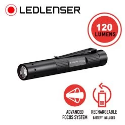 LEDLenser P2R Core Rechargeable Penlight | Adjustable Focus