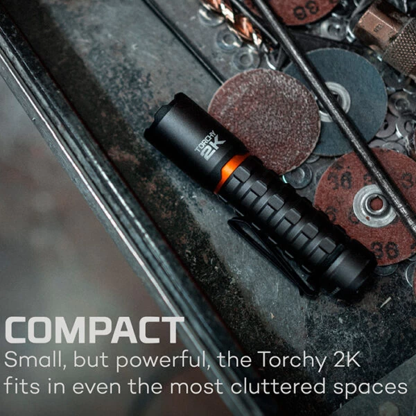 NEBO Torchy 2K Rechargeable Flashlight | 2000 Lumens 7 NEBO Torchy 2K Rechargeable Flashlight | 2000 Lumens - Image 5