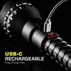 Nebo Luxtreme Rechargeable Flashlight | Half Mile Beam -Flashlight Discount Store Nebo Luxtreme Rechargeable Flashlight 3 600x600 1