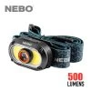 Nebo Mycro 500+ Headlamp And Cap Light | Authorized Distributor -Flashlight Discount Store Nebo Mycro 500 Plus Headlamp and Cap Light logo 600x600 1