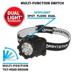 Nightstick Dual-Light Headlamp NSP-4606B | Authorized Distributor 10 Nightstick Dual-Light Headlamp NSP-4606B | Authorized Distributor -Flashlight Discount Store Nightstick Dual Light Headlamp NSP4606B 10 600x600 1