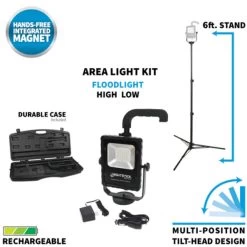 Nightstick Rechargeable Area Light Kit NSR-1514C | Authorized Distributor -Flashlight Discount Store Nightstick Rechargeable Area Light Kit NSR1514C 6 600x600 1
