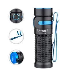 Olight Baton 3 EDC Flashlight | 1,200 Lumens -Flashlight Discount Store Olight Baton 3 EDC Flashlight 1 600x600 1