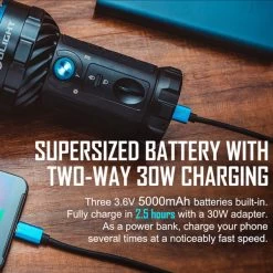 Olight Marauder 2 High Performance Flashlight | 14,000 Lumens -Flashlight Discount Store Olight Marauder 2 High Performance Flashlight 5 600x600 1