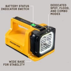 Pelican 9050 Spot Plus Flood Lantern | Authorized Distributor -Flashlight Discount Store Pelican 9050 Spot plus Flood Lantern 18 600x600 1