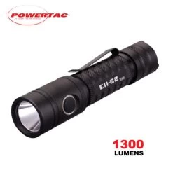 Powertac E11-G2 Compact Rechargeable Flashlight | 1,300 Lumens