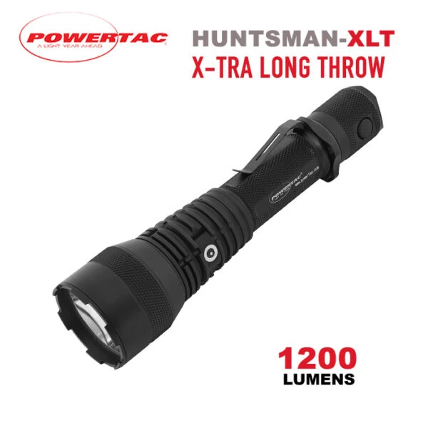 Powertac Huntsman XLT Extra Long Throw Flashlight | 1,000 Meters 3 Powertac Huntsman XLT Extra Long Throw Flashlight | 1,000 Meters
