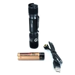 Powertac M5 Rechargeable Flashlight | 1300 Lumens -Flashlight Discount Store Powertac M5 Rechargeable Flashlight 9
