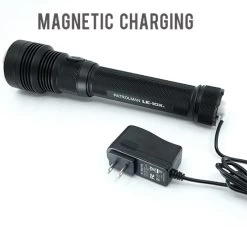 Powertac Patrolman LE-10X® Search Flashlight | 4200 Lumens -Flashlight Discount Store Powertac Patrolman LE10X Search Flashlight 4