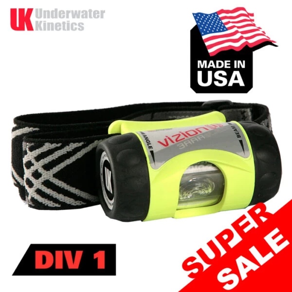 Underwater Kinetics Vizion I Headlamp | Intrinsically Safe 3 Underwater Kinetics Vizion I Headlamp | Intrinsically Safe