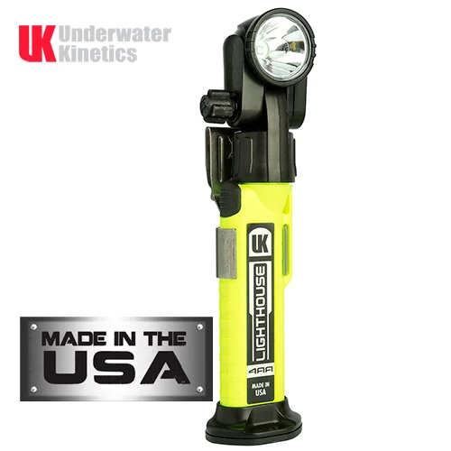 Underwater Kinetics 4AA Lighthouse Work Light | Made In USA 3 Underwater Kinetics 4AA Lighthouse Work Light | Made In USA